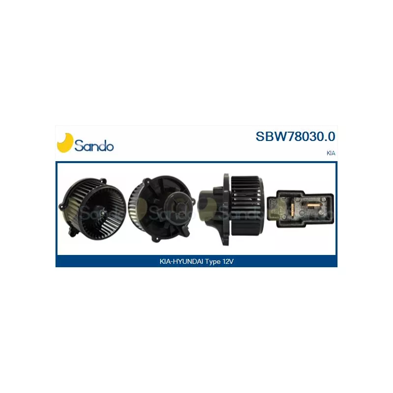 Pulseur d'air habitacle SANDO SBW78030.0