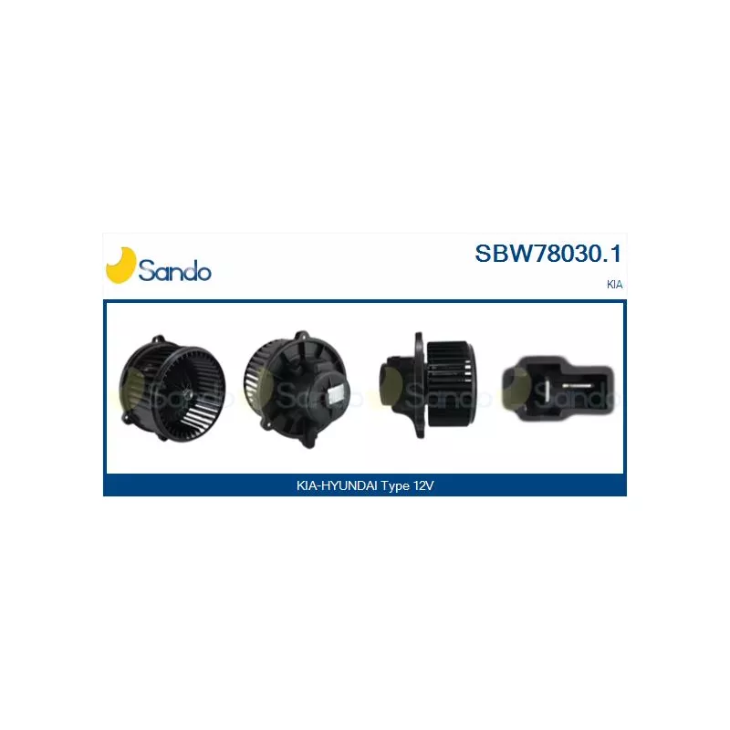 Pulseur d'air habitacle SANDO SBW78030.1