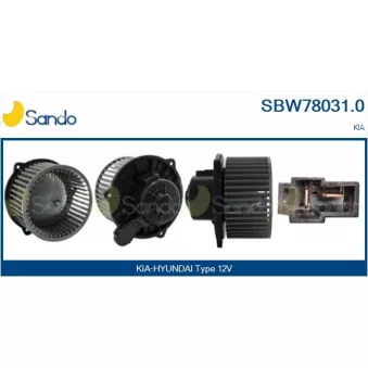 Pulseur d'air habitacle SANDO SBW78031.0
