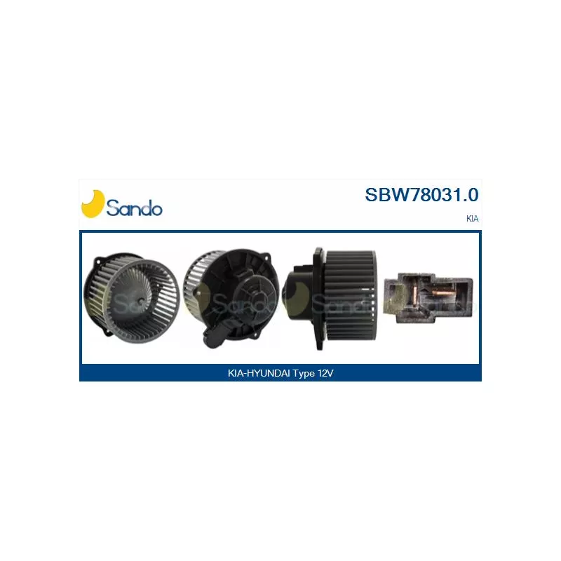 Pulseur d'air habitacle SANDO SBW78031.0
