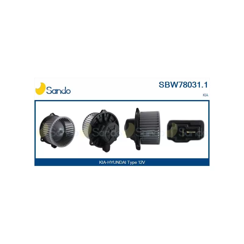 Pulseur d'air habitacle SANDO SBW78031.1