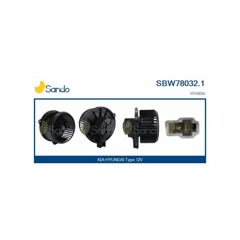 Pulseur d'air habitacle SANDO SBW78032.1