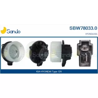 Pulseur d'air habitacle SANDO SBW78033.0