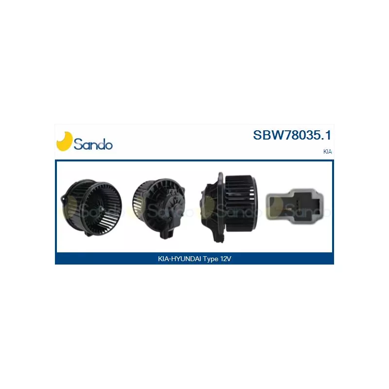 Pulseur d'air habitacle SANDO SBW78035.1