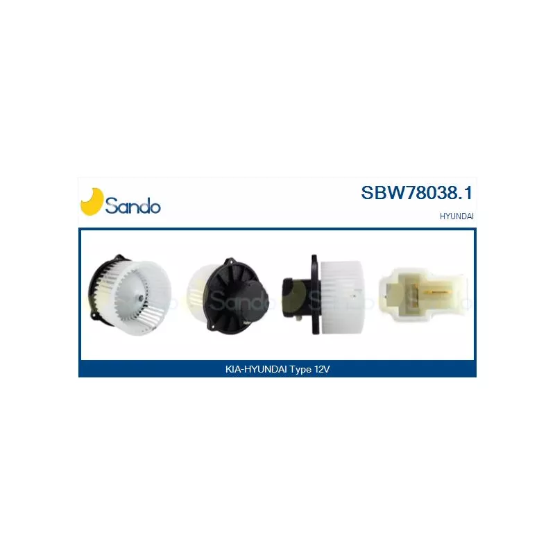 Pulseur d'air habitacle SANDO SBW78038.1