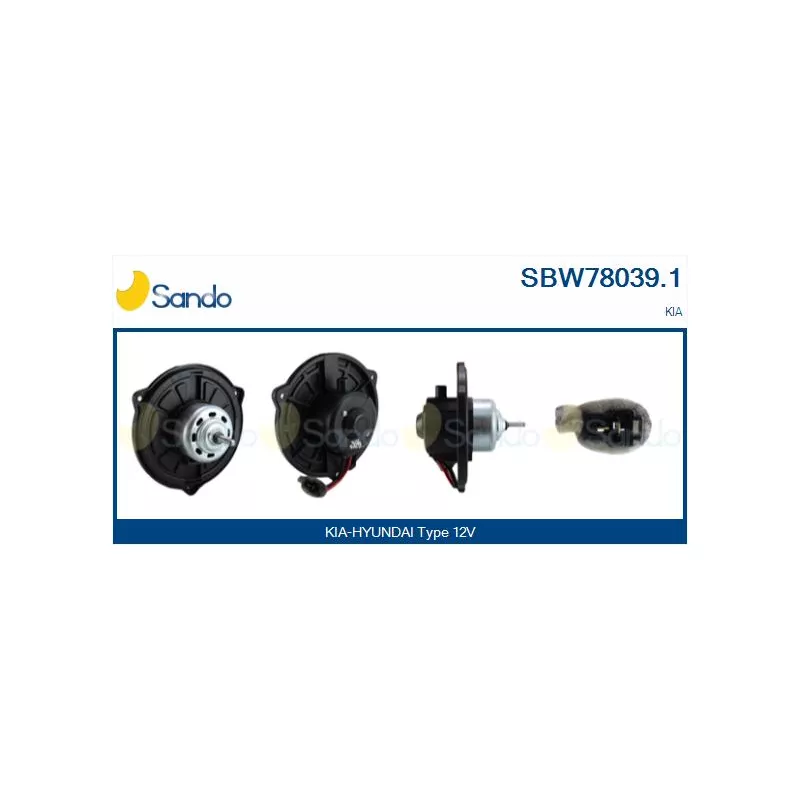 Pulseur d'air habitacle SANDO SBW78039.1