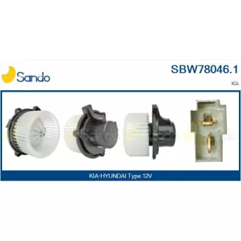 Pulseur d'air habitacle SANDO SBW78046.1