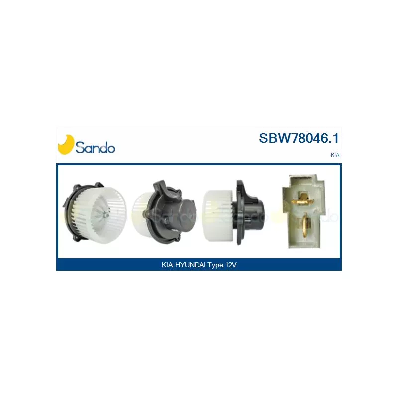 Pulseur d'air habitacle SANDO SBW78046.1
