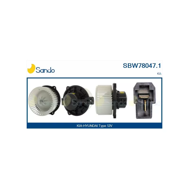 Pulseur d'air habitacle SANDO SBW78047.1