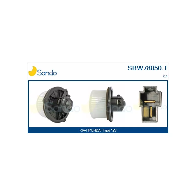 Pulseur d'air habitacle SANDO SBW78050.1