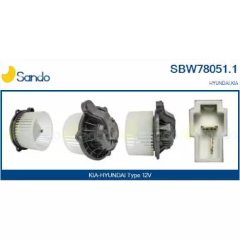 Pulseur d'air habitacle SANDO SBW78051.1