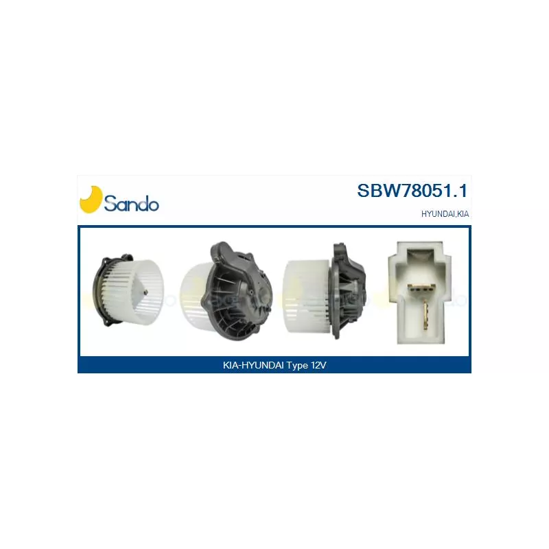 Pulseur d'air habitacle SANDO SBW78051.1