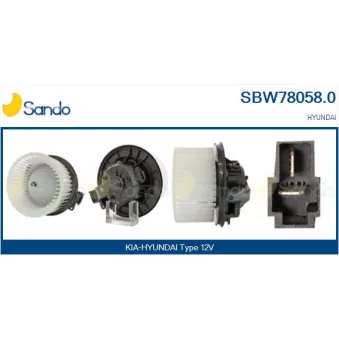 Pulseur d'air habitacle SANDO SBW78058.0