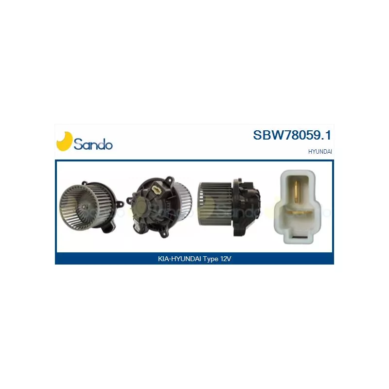 Pulseur d'air habitacle SANDO SBW78059.1
