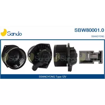 Pulseur d'air habitacle SANDO SBW80001.0