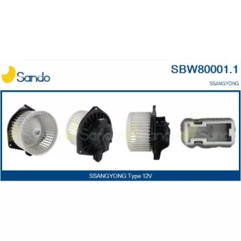 Pulseur d'air habitacle SANDO SBW80001.1