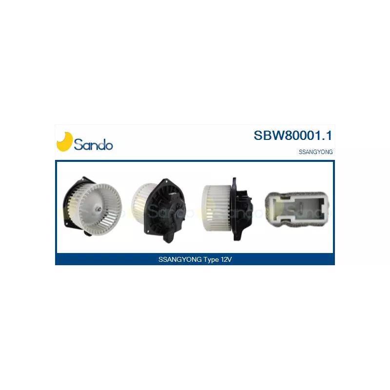 Pulseur d'air habitacle SANDO SBW80001.1