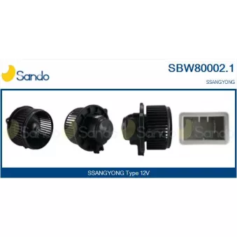 Pulseur d'air habitacle SANDO SBW80002.1