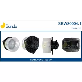 Pulseur d'air habitacle SANDO SBW80004.1