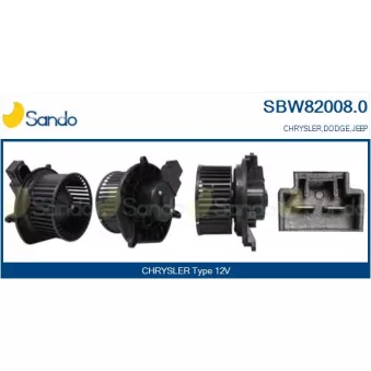 Pulseur d'air habitacle SANDO SBW82008.0