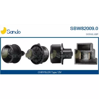 Pulseur d'air habitacle SANDO SBW82009.0