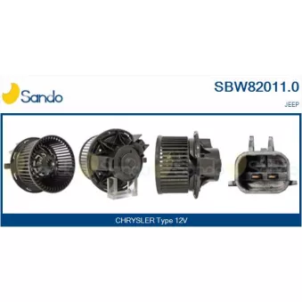 Pulseur d'air habitacle SANDO SBW82011.0