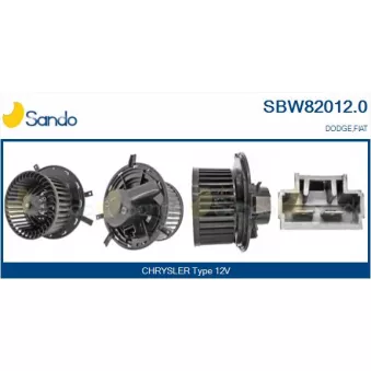 Pulseur d'air habitacle SANDO SBW82012.0