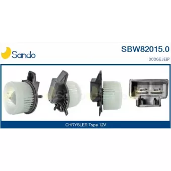 Pulseur d'air habitacle SANDO SBW82015.0