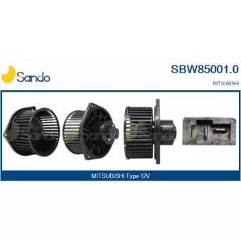 Pulseur d'air habitacle SANDO SBW85001.0