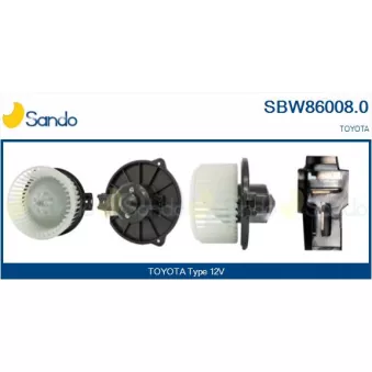 Pulseur d'air habitacle SANDO SBW86008.0