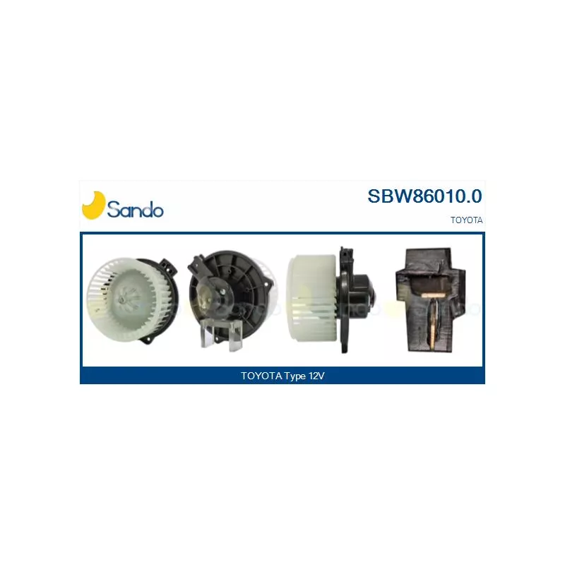Pulseur d'air habitacle SANDO SBW86010.0