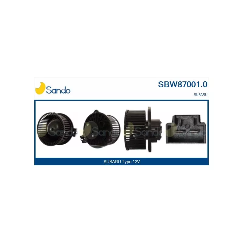 Pulseur d'air habitacle SANDO SBW87001.0