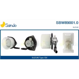 Pulseur d'air habitacle SANDO