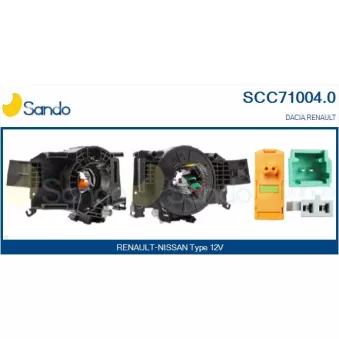 Ressort tournant, Airbag SANDO SCC71004.0