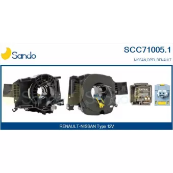 Ressort tournant, Airbag SANDO SCC71005.1