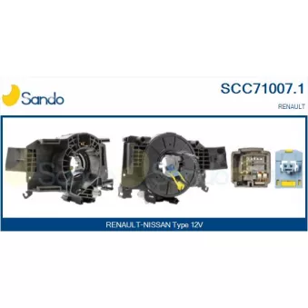 Ressort tournant, Airbag SANDO SCC71007.1