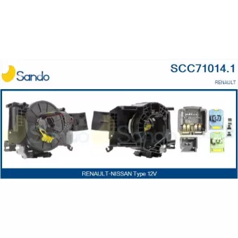 Ressort tournant, Airbag SANDO SCC71014.1