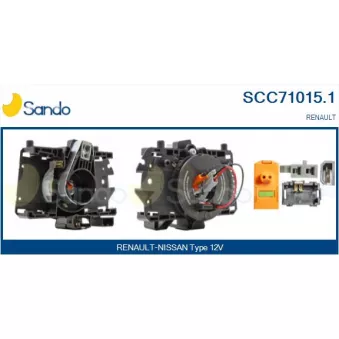 Ressort tournant, Airbag SANDO SCC71015.1