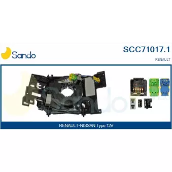 Ressort tournant, Airbag SANDO SCC71017.1