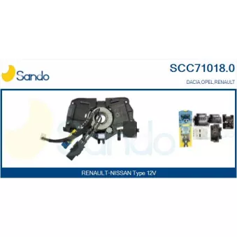 Ressort tournant, Airbag SANDO SCC71018.0