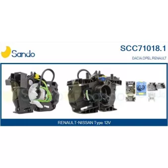 Ressort tournant, Airbag SANDO SCC71018.1