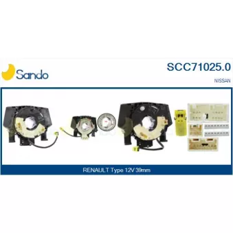 Ressort tournant, Airbag SANDO SCC71025.0