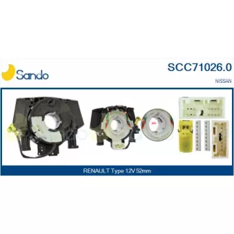 Ressort tournant, Airbag SANDO SCC71026.0