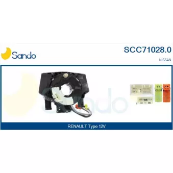 Ressort tournant, Airbag SANDO SCC71028.0