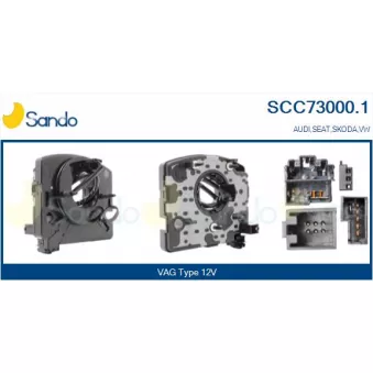 Ressort tournant, Airbag SANDO SCC73000.1