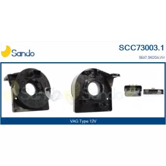 Ressort tournant, Airbag SANDO SCC73003.1
