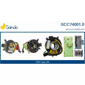 Ressort tournant, Airbag SANDO SCC74001.0