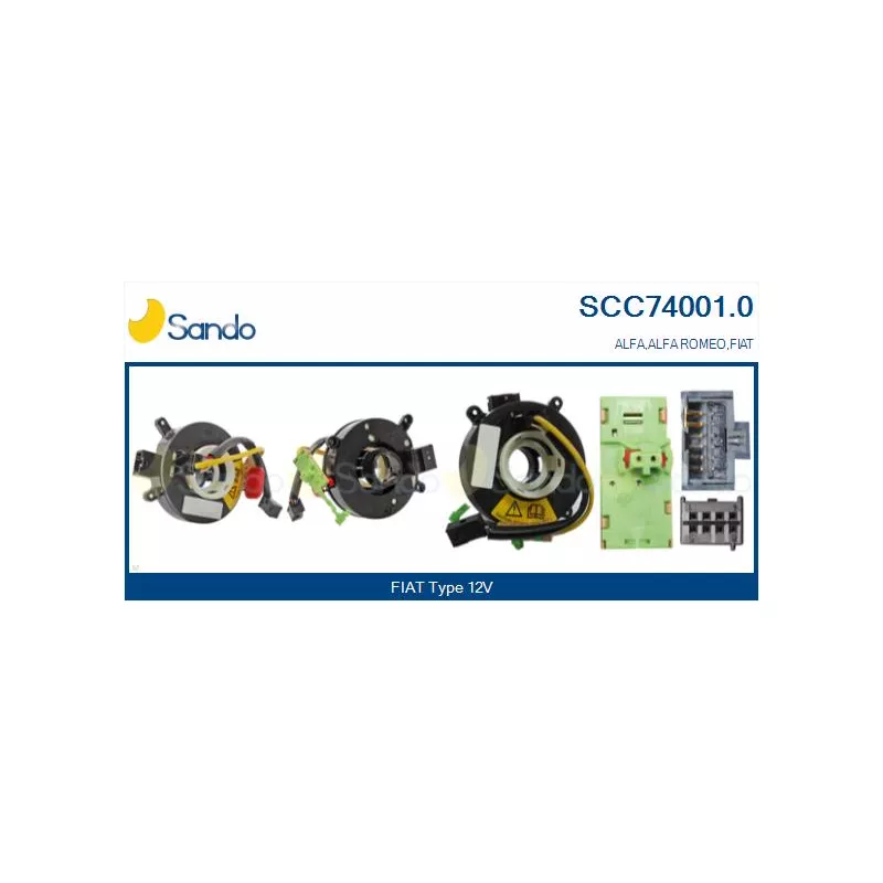Ressort tournant, Airbag SANDO SCC74001.0