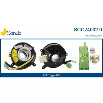 Ressort tournant, Airbag SANDO SCC74002.0