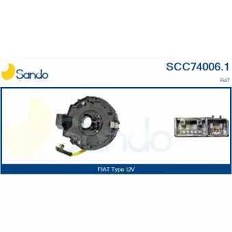 Ressort tournant, Airbag SANDO SCC74006.1
